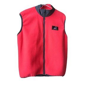 POLARLITE By Malden Women’s M Medium Fleece  Bright Pinkish Vest with Zipper